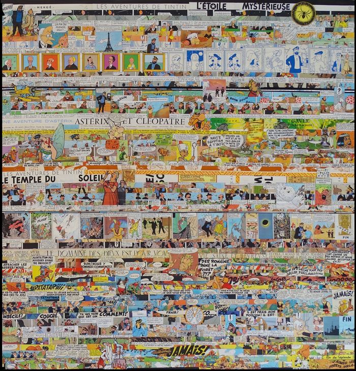 Lines Asterix & Tintin by Marion Moulin