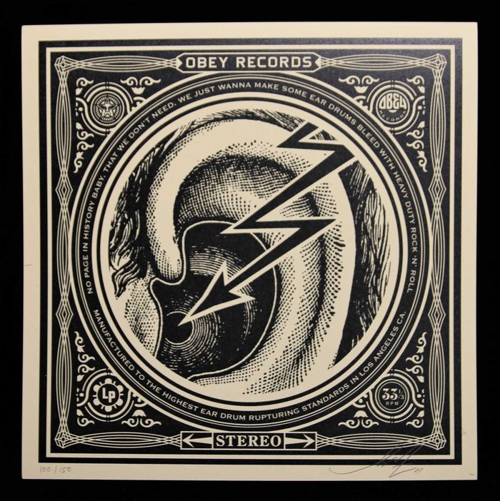 Party At The Moontower : Ear Drum von Shepard Fairey