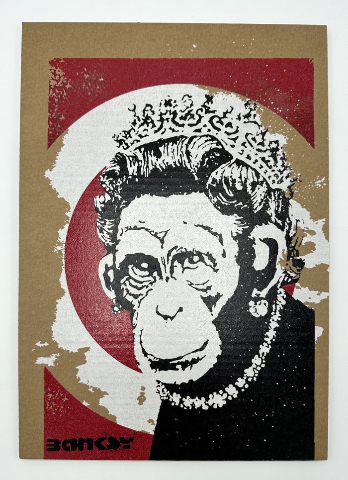 Carton Dismaland Monkey Queen - Banksy (d'après) by Banksy