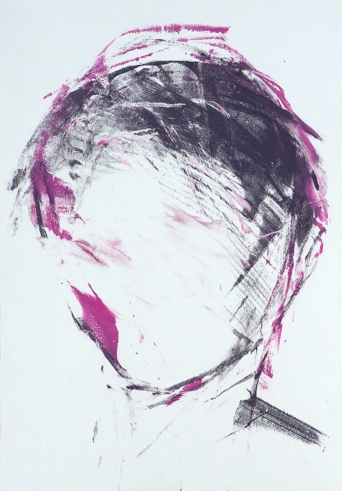 Chers vieux amis - Monotype - 2 by LN Le Cheviller