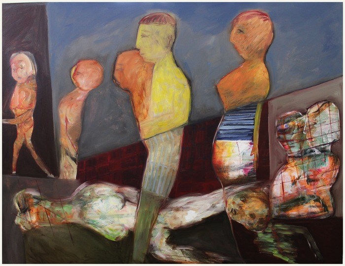 Les uns avancent, les autres fuient von Victorine Follana