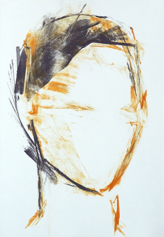 Chers vieux amis - Monotype - 5 by LN Le Cheviller