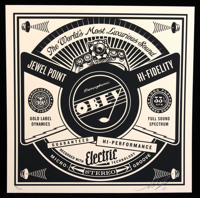 50 Shades Of Black : Luxurious Sound von Shepard Fairey