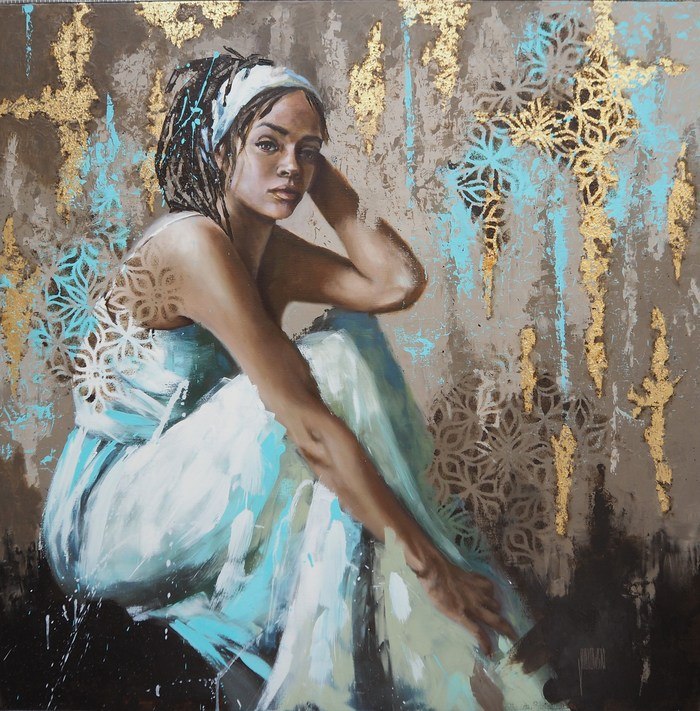 De blanc et d'or by Sylvie Julkowski-Egard