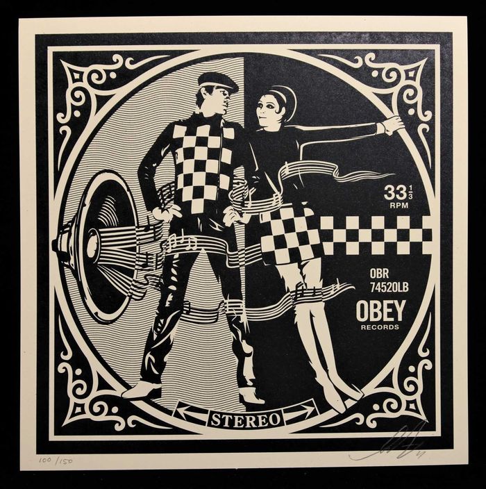 Dance Floor Riot : New Wave Couple von Shepard Fairey