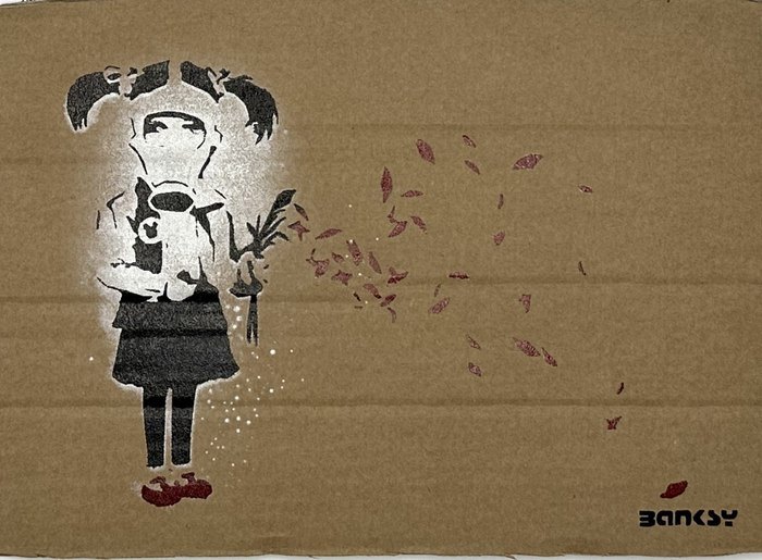 Carton Dismaland Untitled - Banksy (d’après) par Banksy