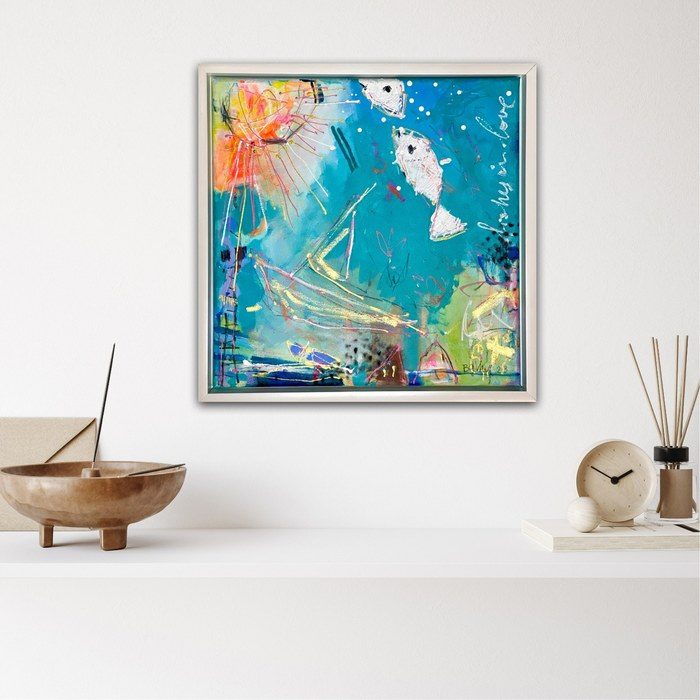 Fishes In Love No.4 par Bea Garding Schubert