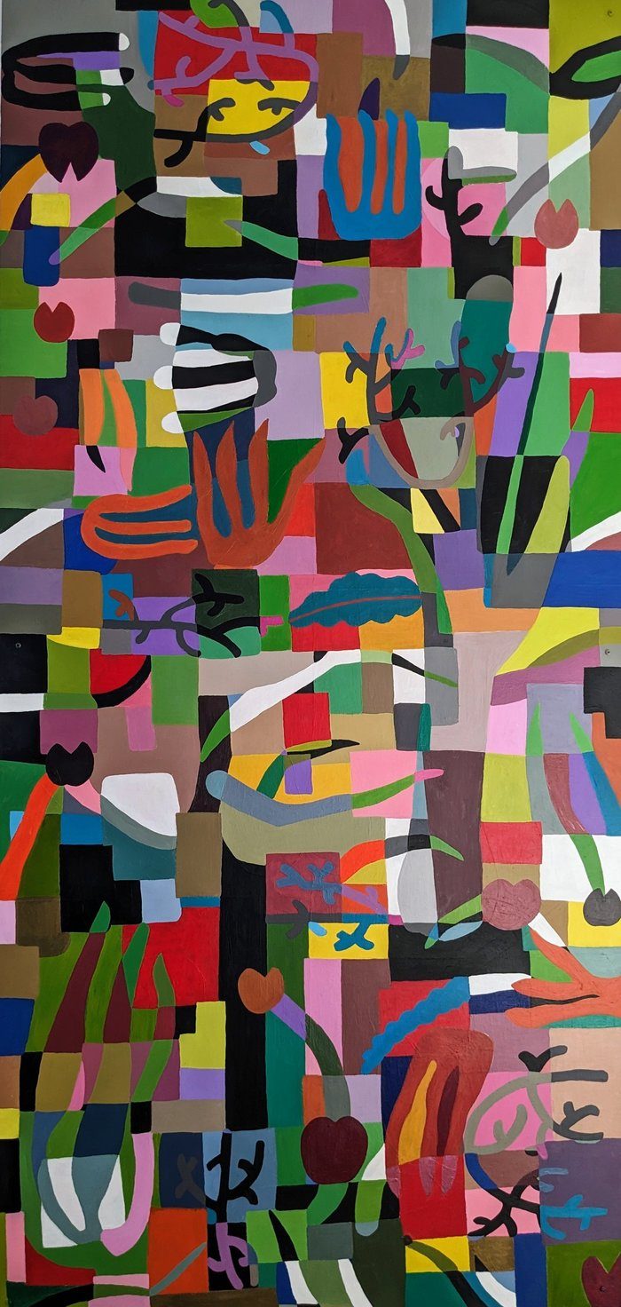 Myriades d'algues sur bois by Aude Billerot