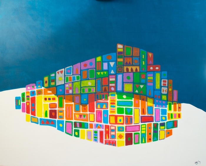 ENTRE CIEL ET TERRE UNE VILLE par Marc Laffolay