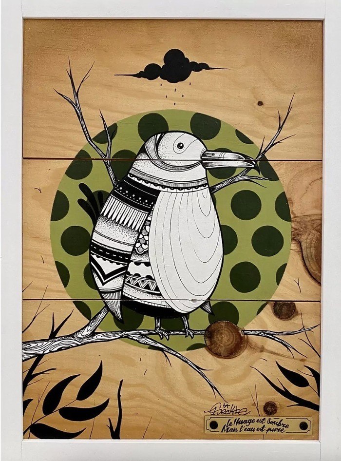 Le nuage est sombre mais l’eau est pure par L'insecte