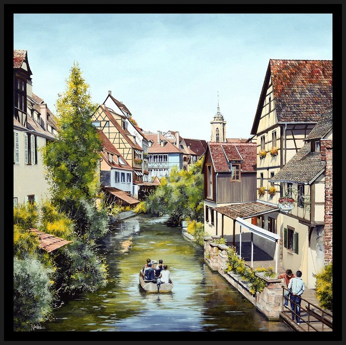 Colmar Alsace (la petite Venise 2) par Roger Bailleul