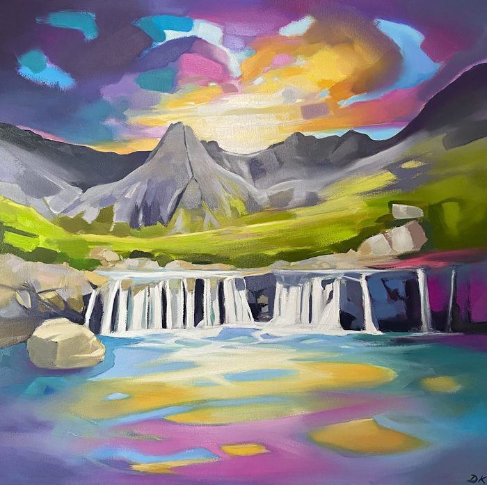 Low light at the fairy pools, Isle of Skye von DK Macleod