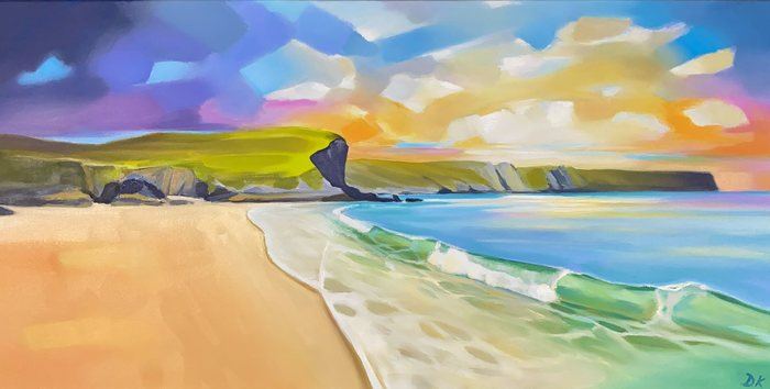 Traigh Mhor wave von DK Macleod