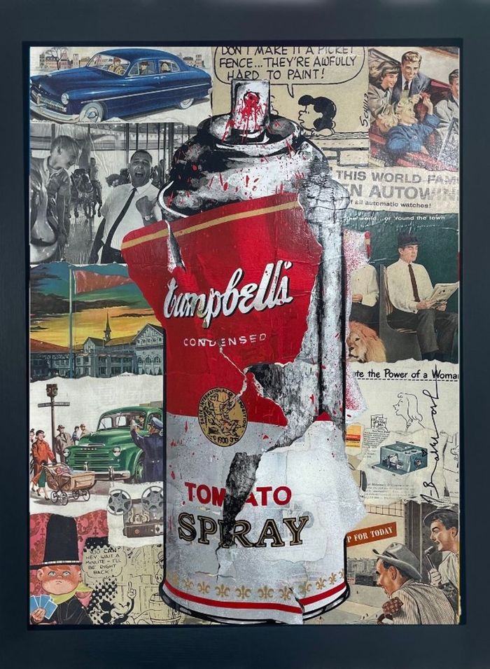 Torn Spray Can by Mr Brainwash