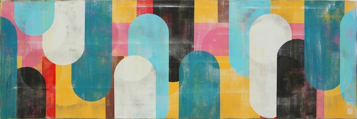 Traffic Pink Landscape 50 by Ronald Hunter