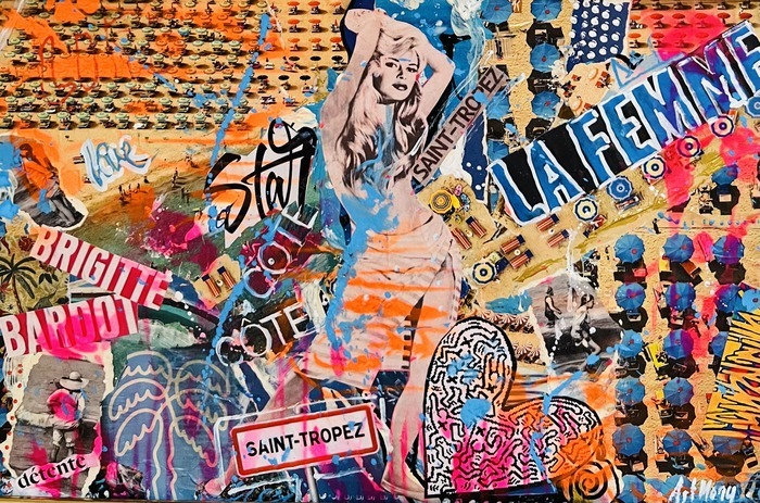 Brigitte Bardot à Saint Tropez par ART'MONY