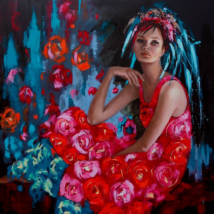 Impression florale par Sylvie Julkowski-Egard