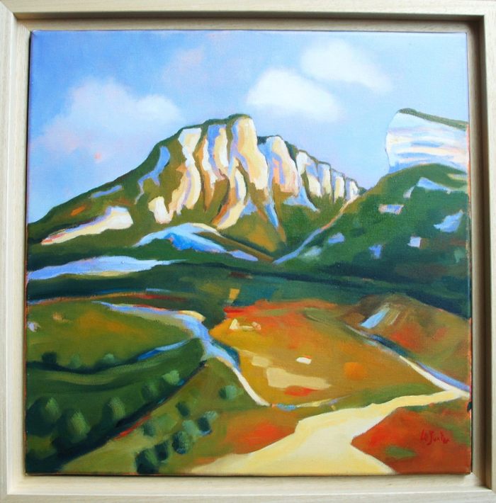 Le pic Saint-Loup et l'Hortus par Jean-Noël Le Junter