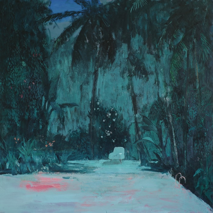 Swimming Pool in Jungle by Glib Franko