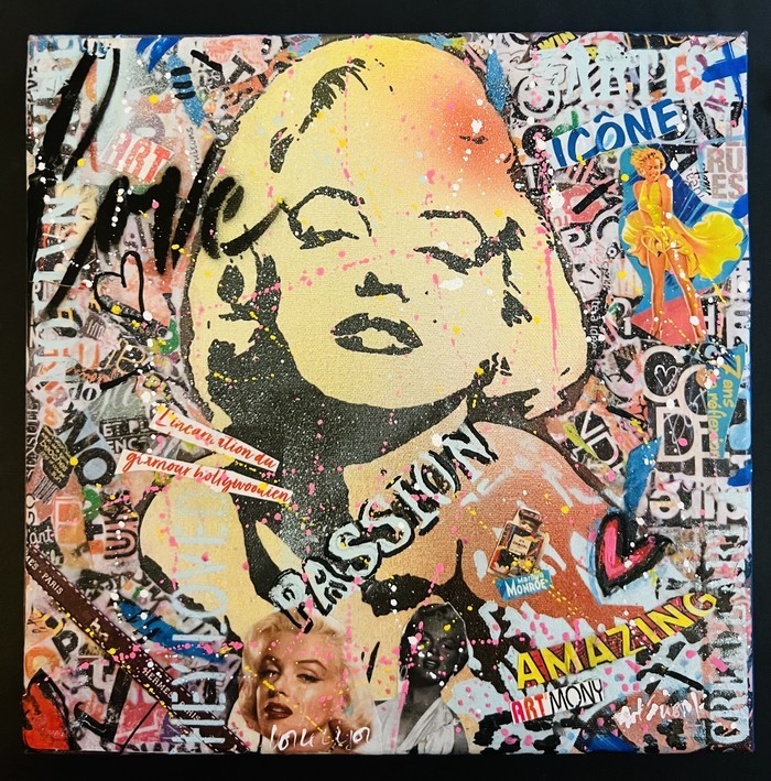 Maryline Monroe pop art par ART'MONY