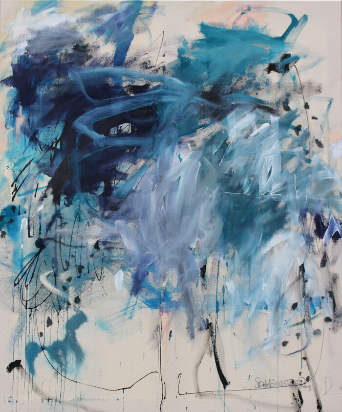 WINTERWUNDERLAND (GLETSCHERBLAU) par Daniela Schweinsberg