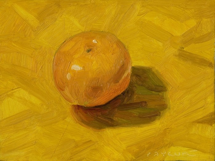 Tangerine on yellow von Olivier Payeur