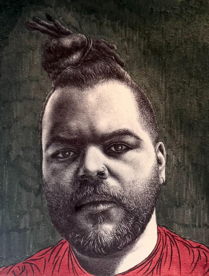 Portrait of a Somewhat Young Man by Habib Hajallie