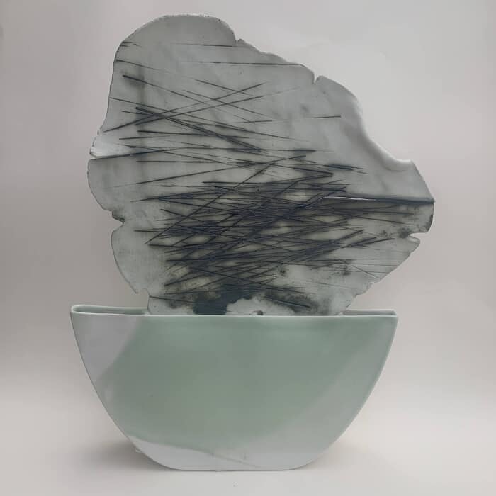 "Porte-Lune-arbre" par Odile Frachet