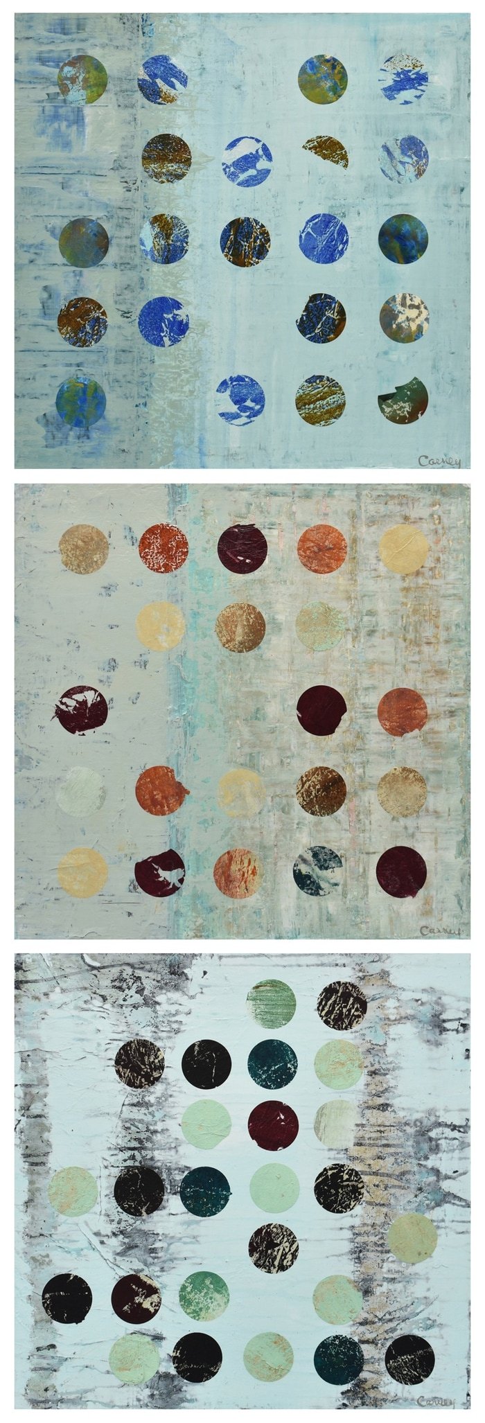 Oil Rings-Moments-Rebound by Lisa Carney