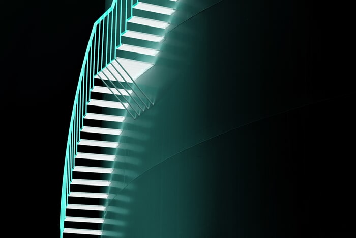 Eternity - Stairs 02 von Bruno Houdayer