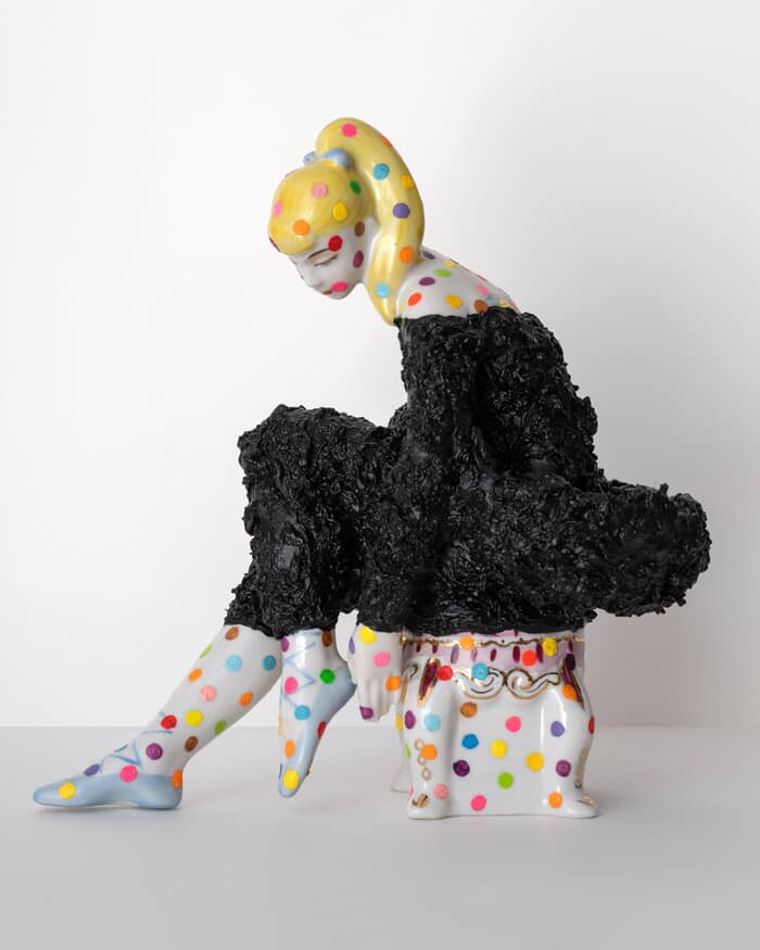 Ballerina Lenochka in Black von Oleksandr Balbyshev