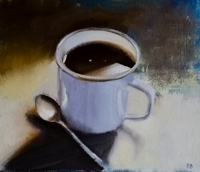 Black coffee by Rosemary Burn