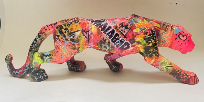Panthère pop art by ART'MONY