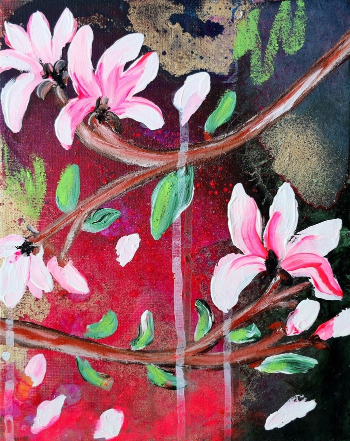 Scars to your beautiful 01 by Poovi Art