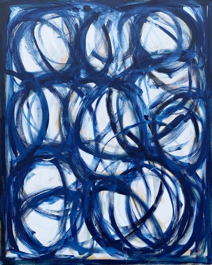 Blue Embrace II by Heidi Lanino