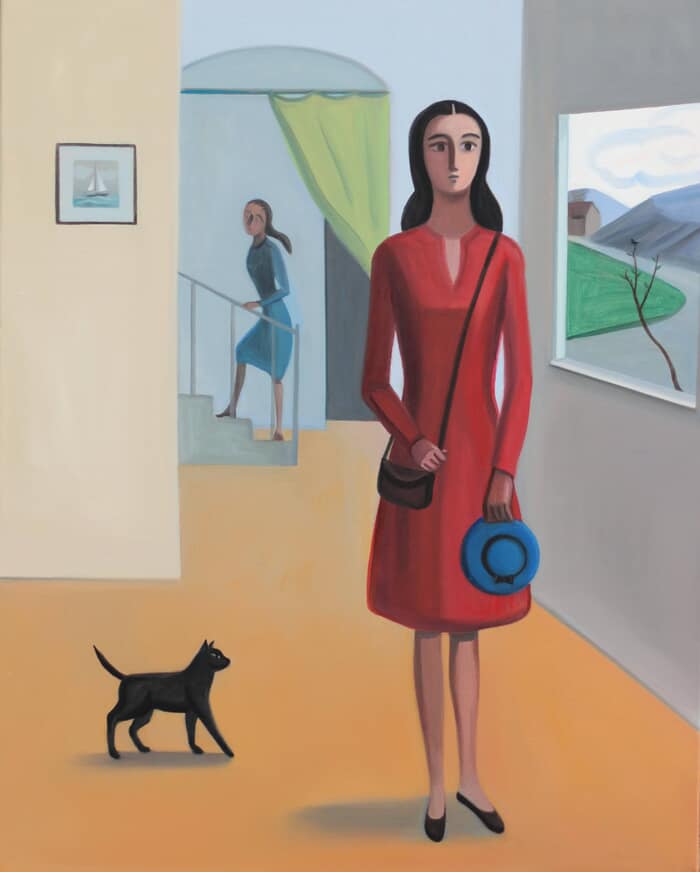 Interior (Black Cat) by Sonia Martin