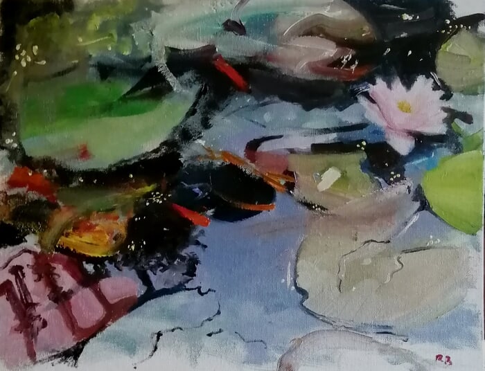 Pond patterns by Rosemary Burn