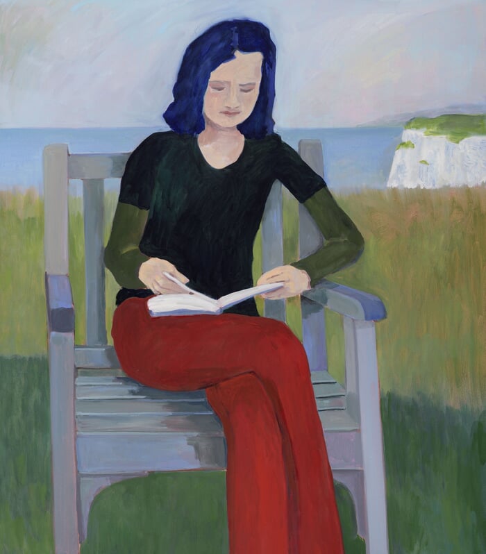 Girl Reading II by Lottie Cole