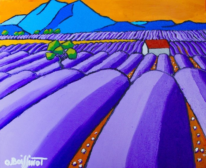 Lavandes sur le plateau de Valensole II by Olivier Boissinot