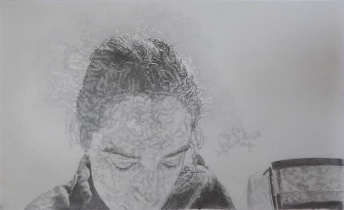 A Woman's Forehead by Randy Klinger