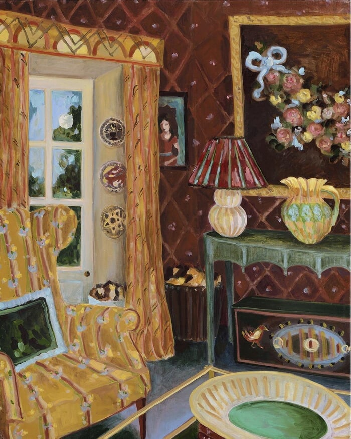 Dutch Swag, Slipware & Anonymous Woman by Lottie Cole