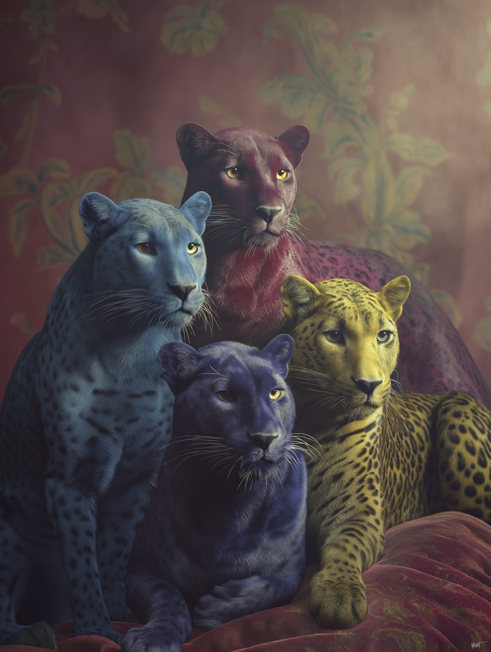 FELINE DYNASTY by HOLLY WATT