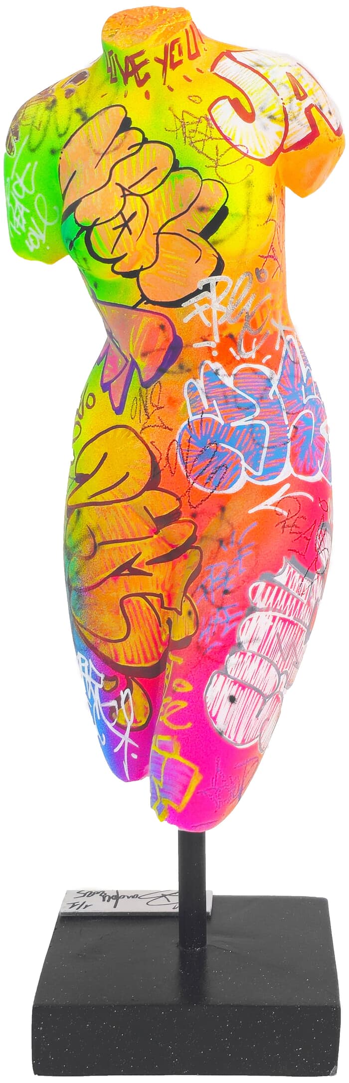 Buste Antique Graffiti by Vincent Bardou