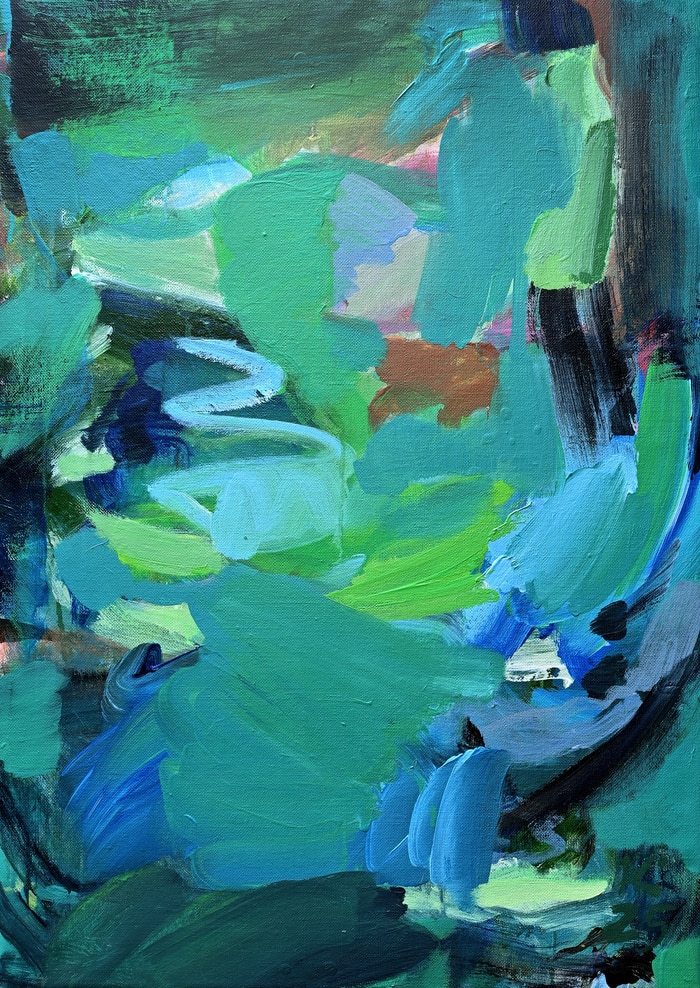 Green by Asta Kulikauskaite Krivickiene