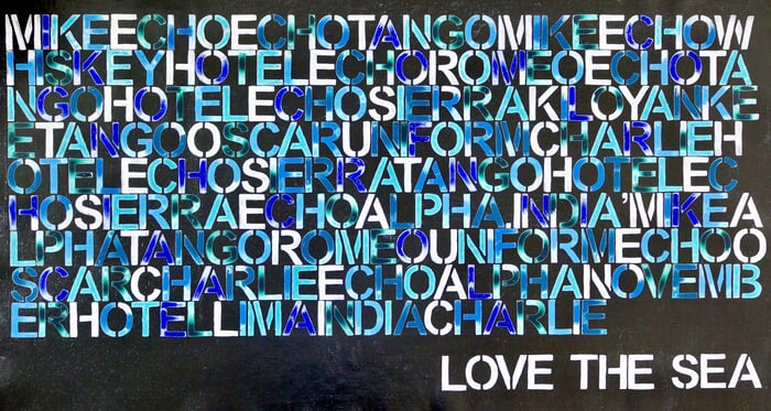 Love the sea no. 5222 by Anita Kaufmann