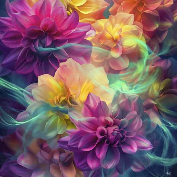 FLORAL MELI MELO 2 by HOLLY WATT