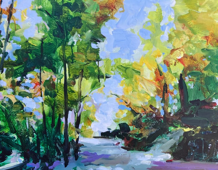 Great Wood Path by Philip Tyler