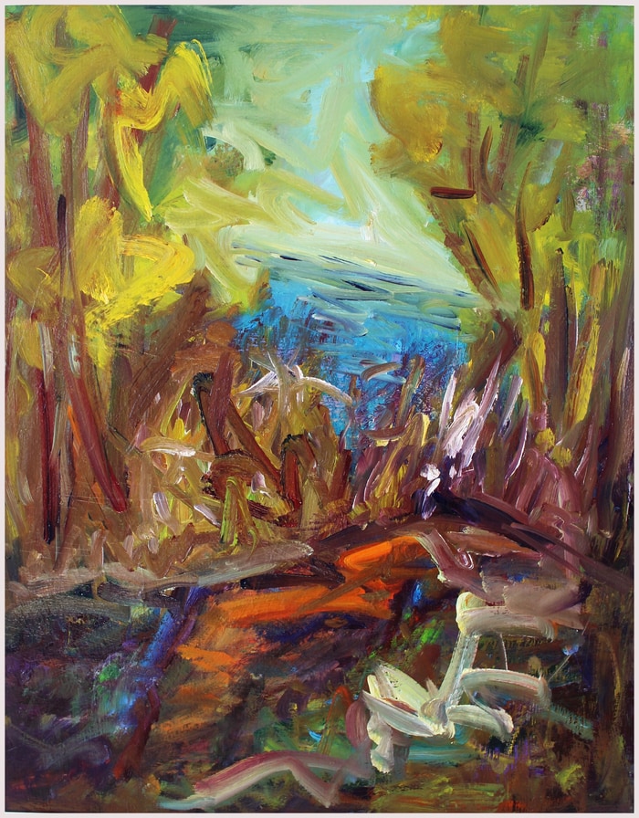 En allant vers l'étang by Victorine Follana