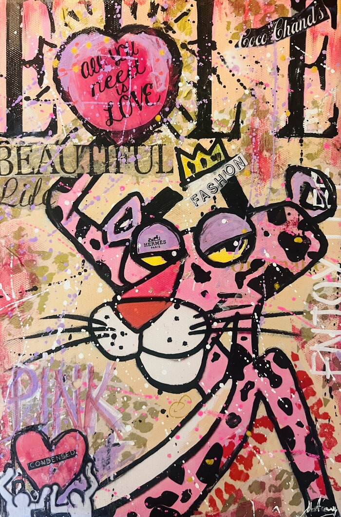 ELLE : Pink Panther Life ! par ART'MONY