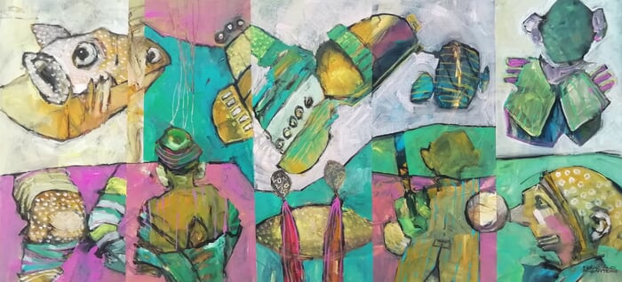 Abstract fragments 7 par Francisco Santos